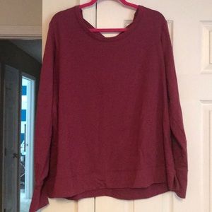 Long sleeve work out shirt